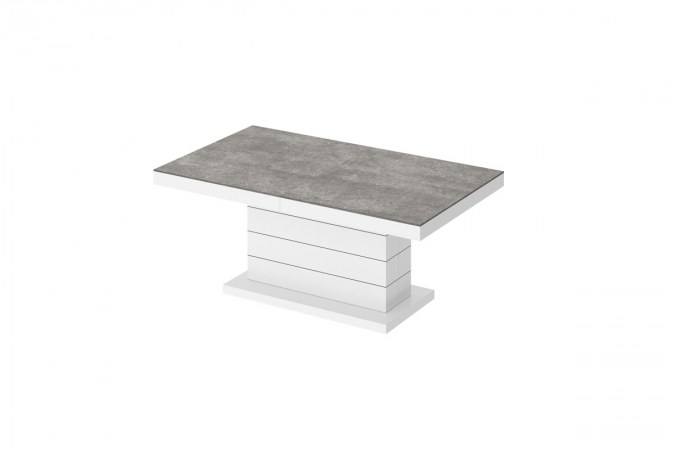 MATERA LUX coffee table (high gloss/super matt/wood-like decor)
